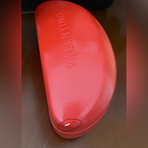 Valentino Tortoise Shell Color, Swarovski Crystals, Oversized Sunglasses - Picture 13 of 15